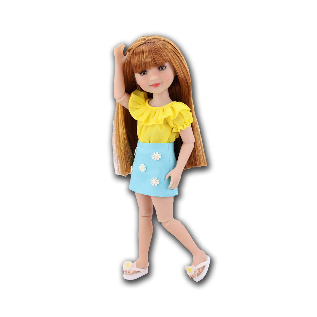 bring the sunshine ruby red fashion friends outfit vinyl doll hi style
