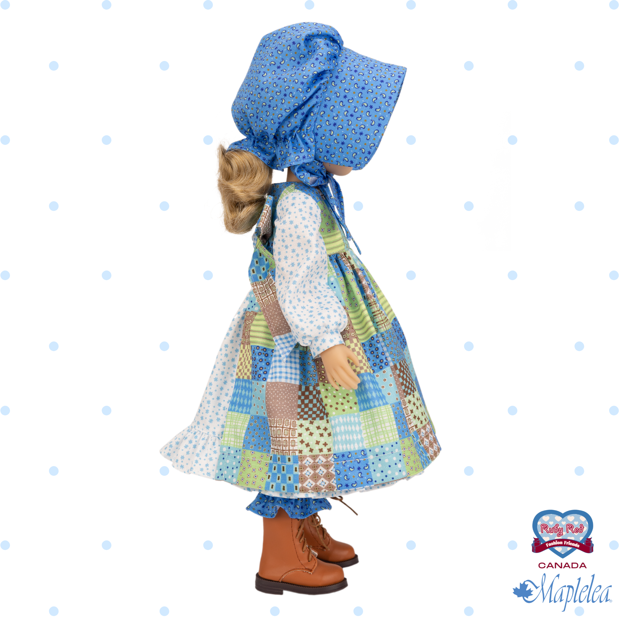 Holly Hobbie - Blue Girl – Ruby Red Dolls Canada by Maplelea