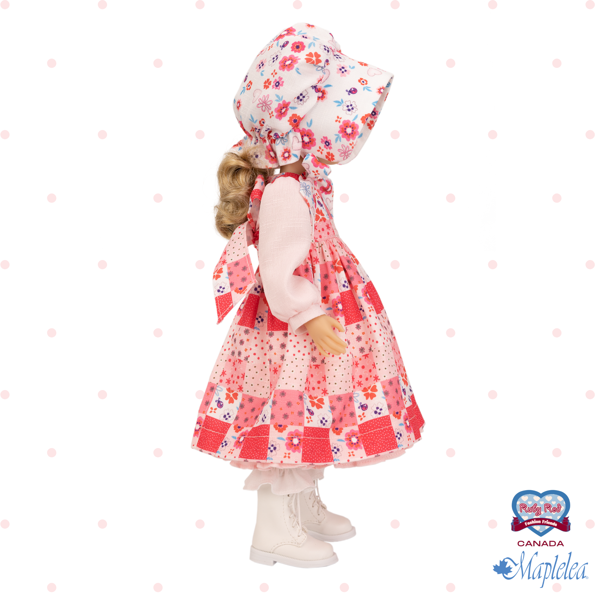 Holly Hobbie Pink Girl Doll | Ruby Red Fashion Friends | Adult