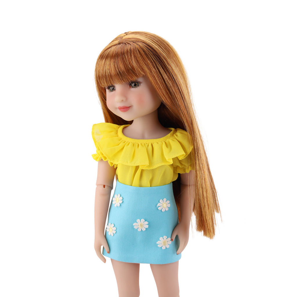  bring the sunshine ruby red fashion friends outfit vinyl doll zoom 