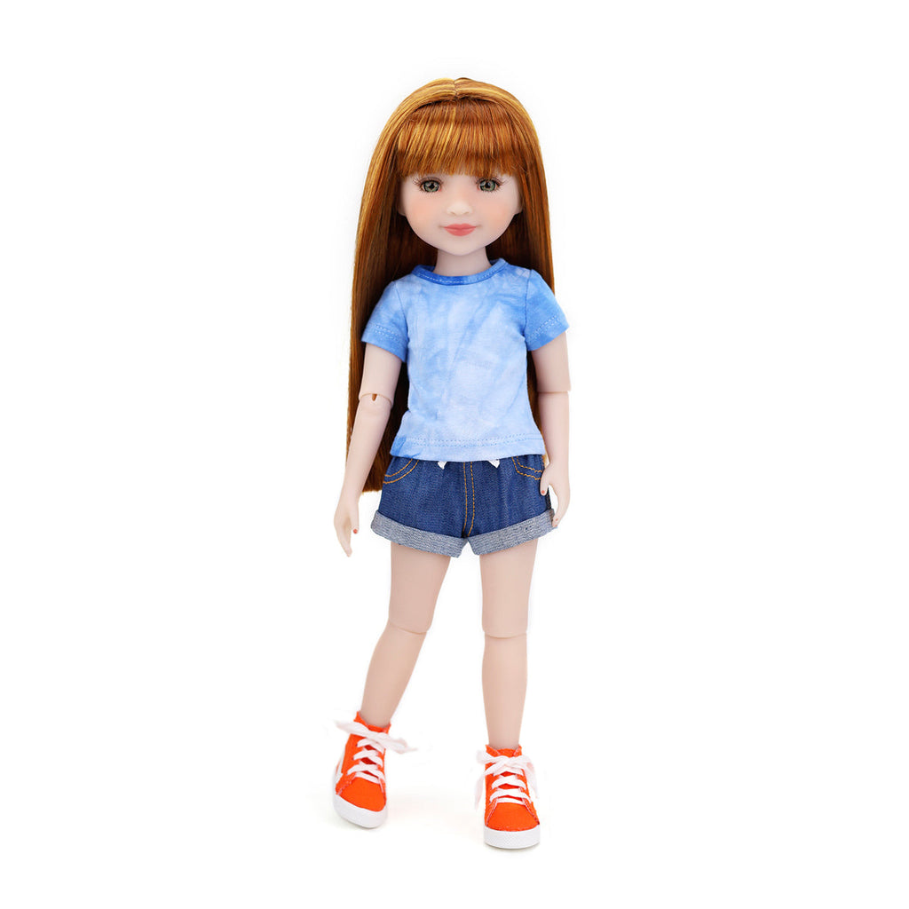  day off ruby red fashion friends outfit vinyl doll front 