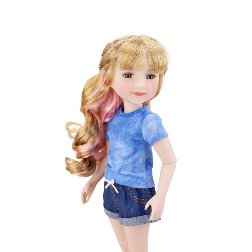  day off ruby red fashion friends outfit vinyl doll zoom 