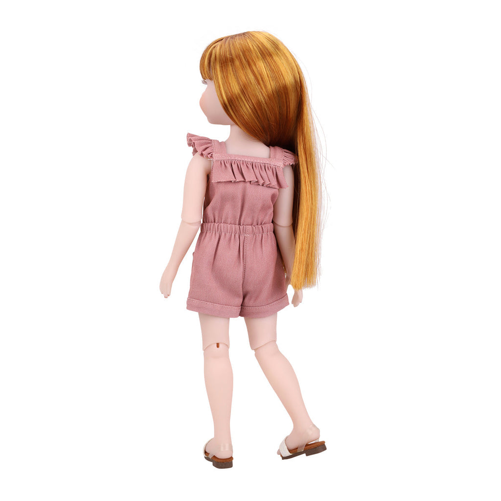  dusty rose ruby red fashion friends outfit vinyl doll back