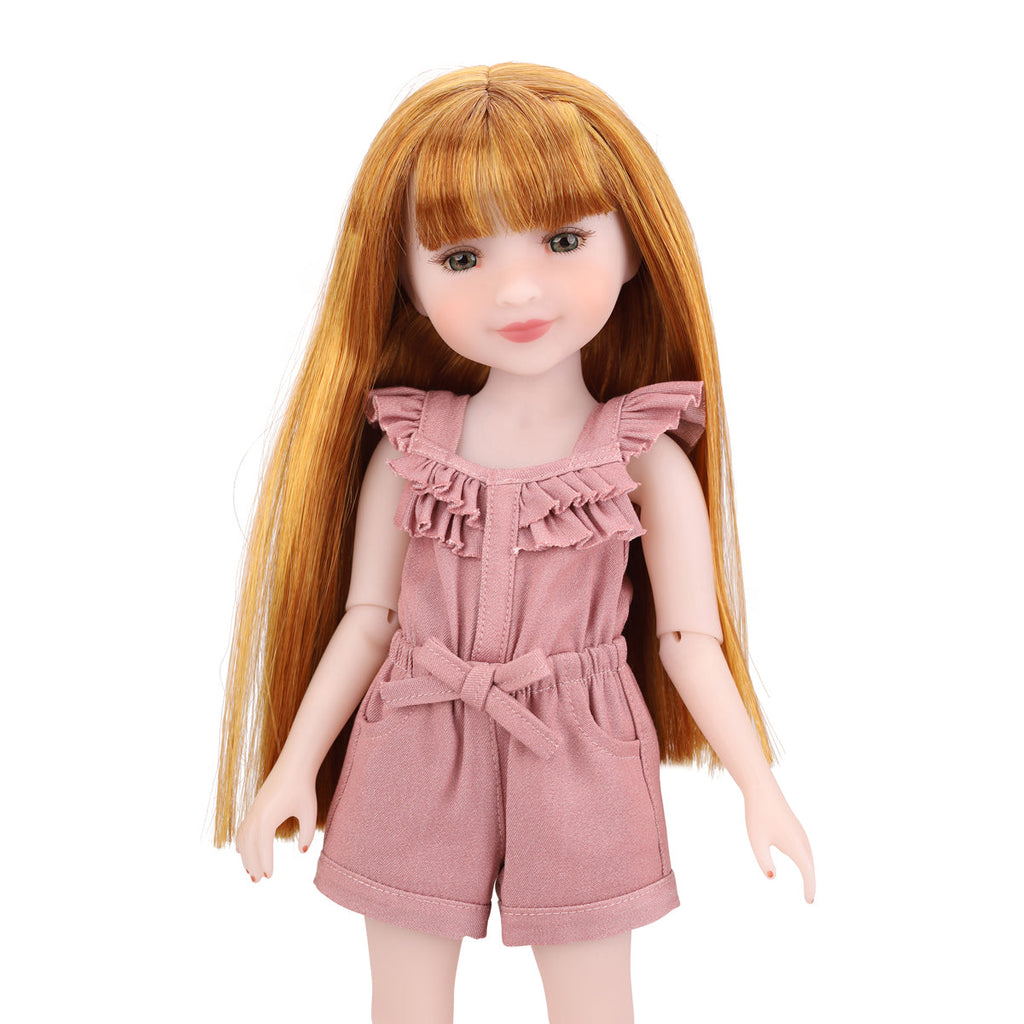  dusty rose ruby red fashion friends outfit vinyl doll zoom