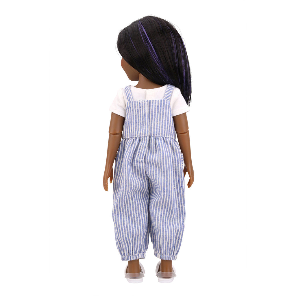  earn your stripes ruby red siblies outfit collectible doll back 