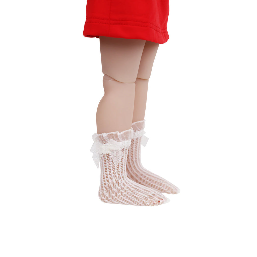  fancy feet ruby red fashion friends outfit vinyl doll side socks