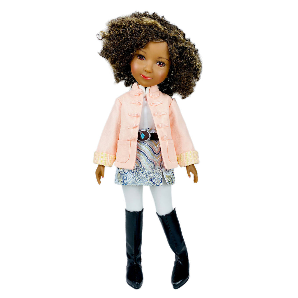  fashion fanatic ruby red fashion friends outfit vinyl doll hands down