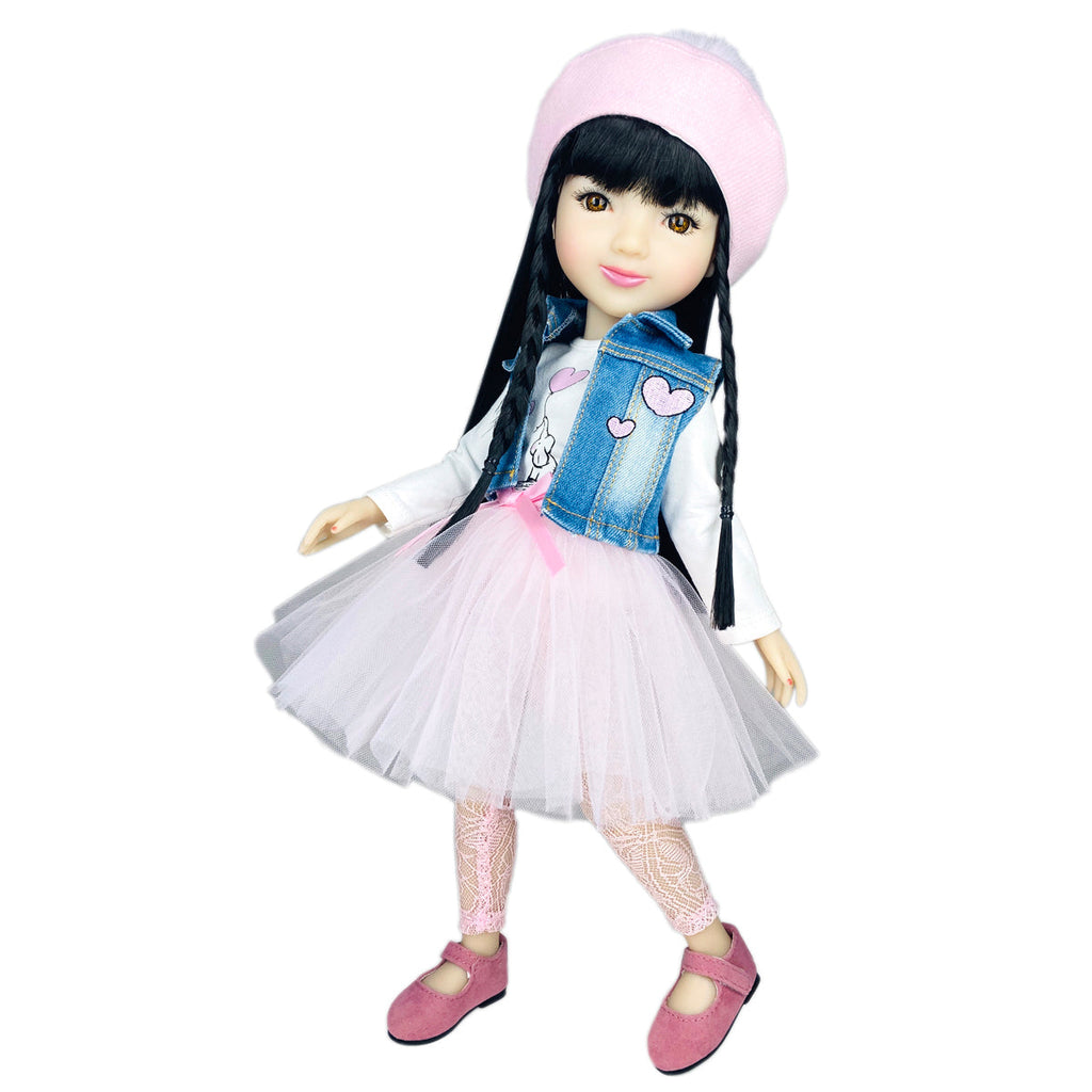  lila ruby red fashion friends doll dancing style 