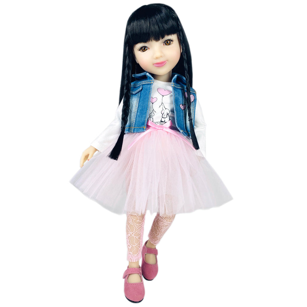  lila ruby red fashion friends doll hands down 