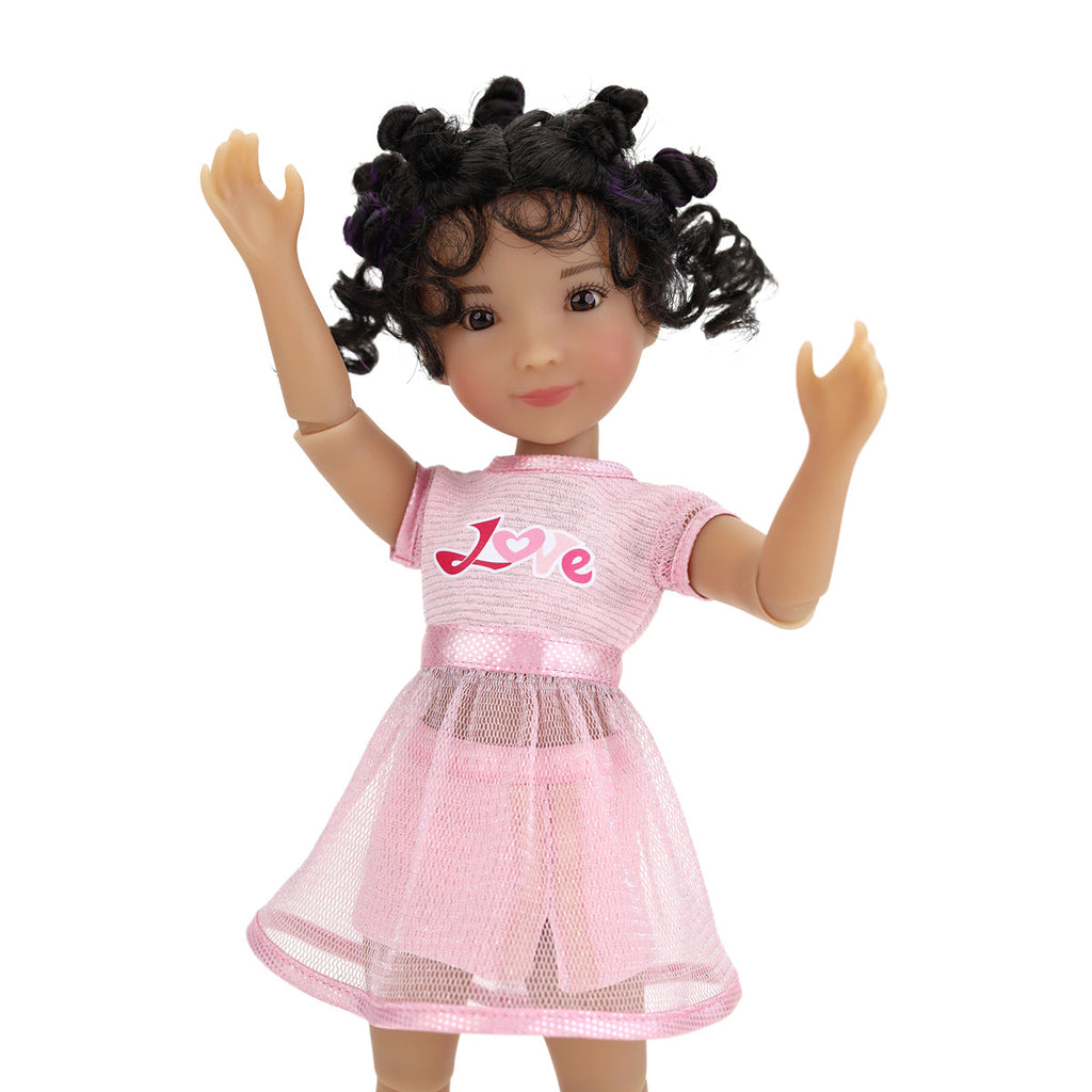 minnie ruby red siblies ball jointed dolls hands up