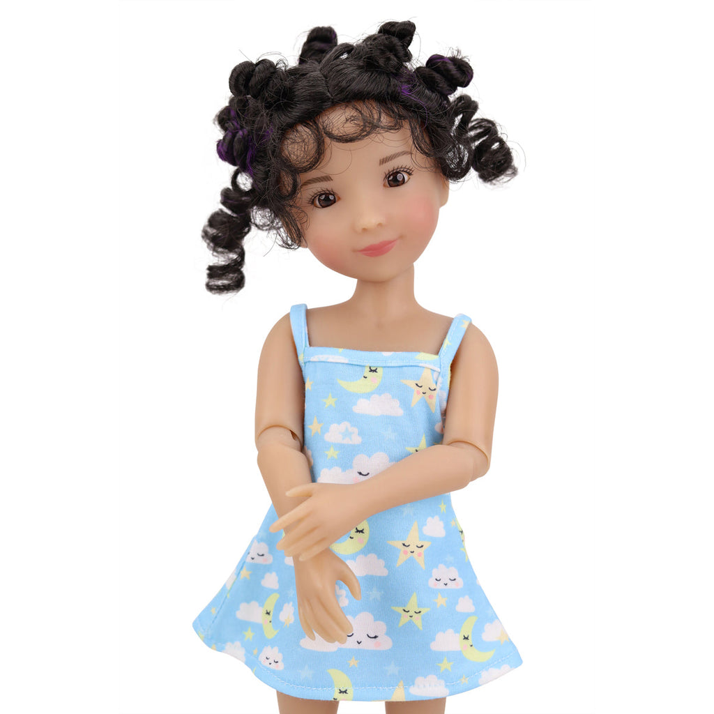  over the moon ruby red siblies outfit collectible doll down hands 