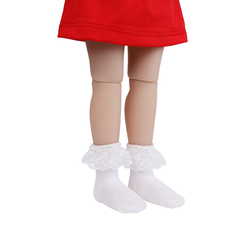  precious pair ruby red fashion friends outfit vinyl doll without shoes