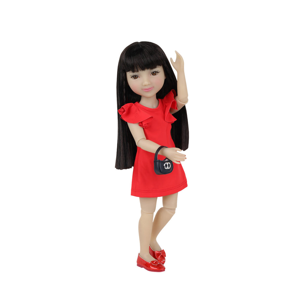  reddy set g  ruby red fashion friends outfit vinyl doll hi style