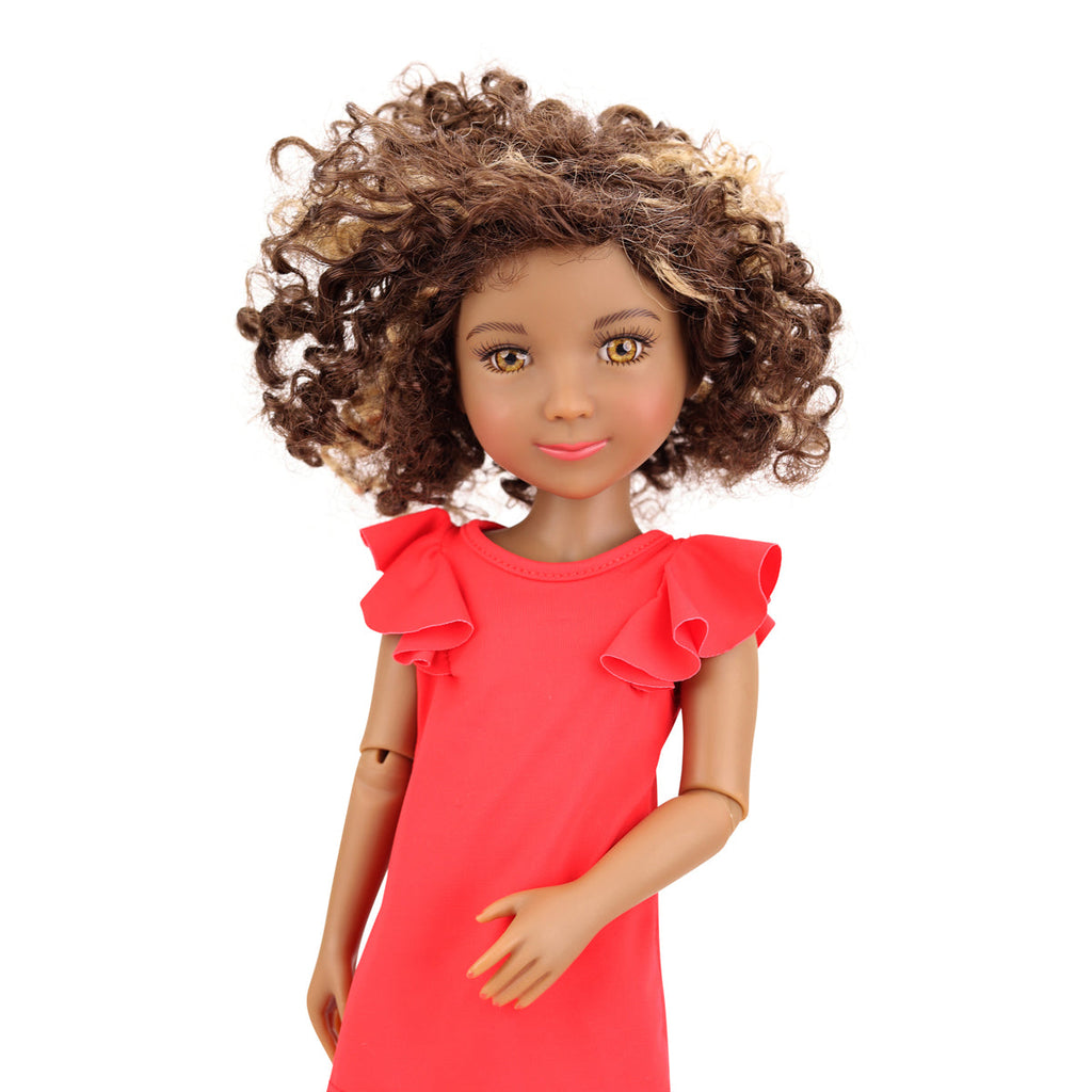  reddy set g  ruby red fashion friends outfit vinyl doll zoom 