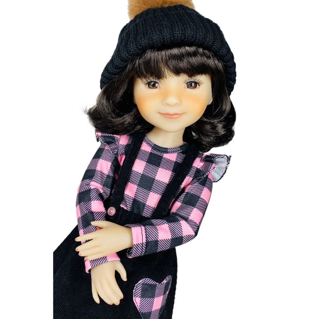  ruffle love ruby red fashion friends outfit vinyl doll zoom