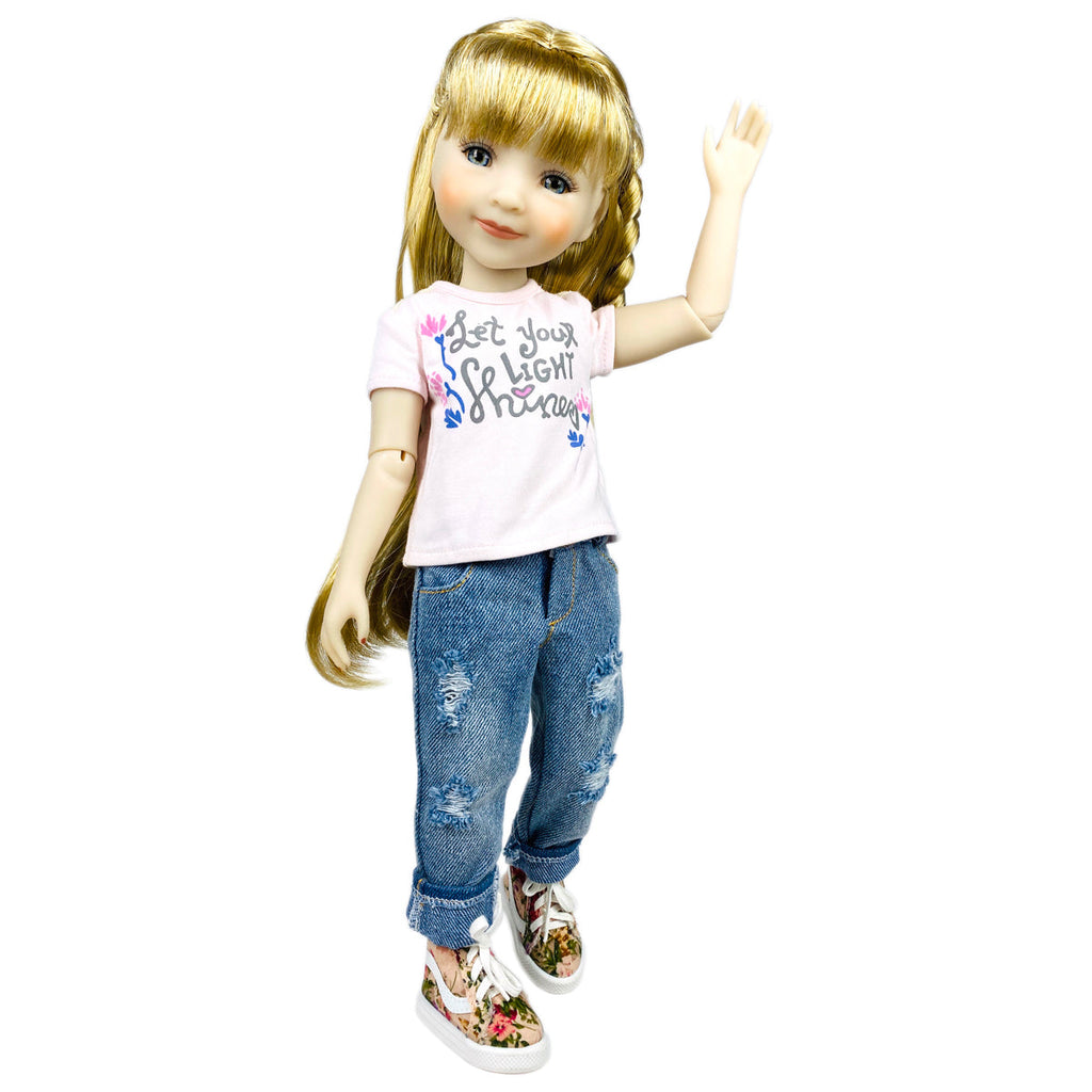  sara ruby red fashion friend doll without jacket dancing style