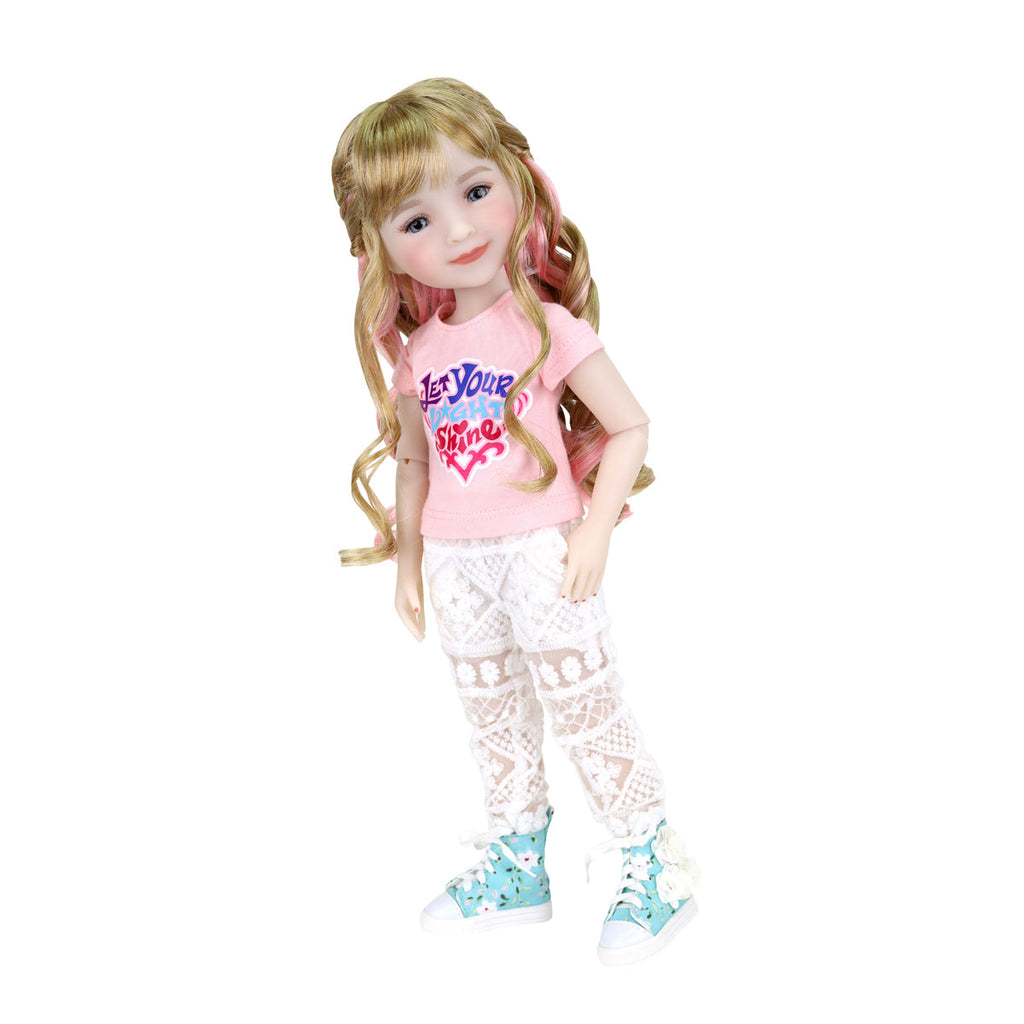  sara ruby red fashionfriend doll splash of style without jacket