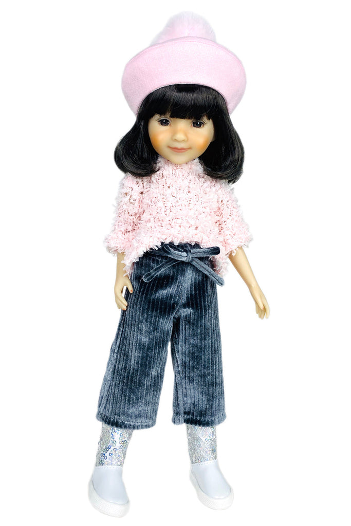 Sweet & Tres chic ruby red fashion friends outfit vinyl doll open hands