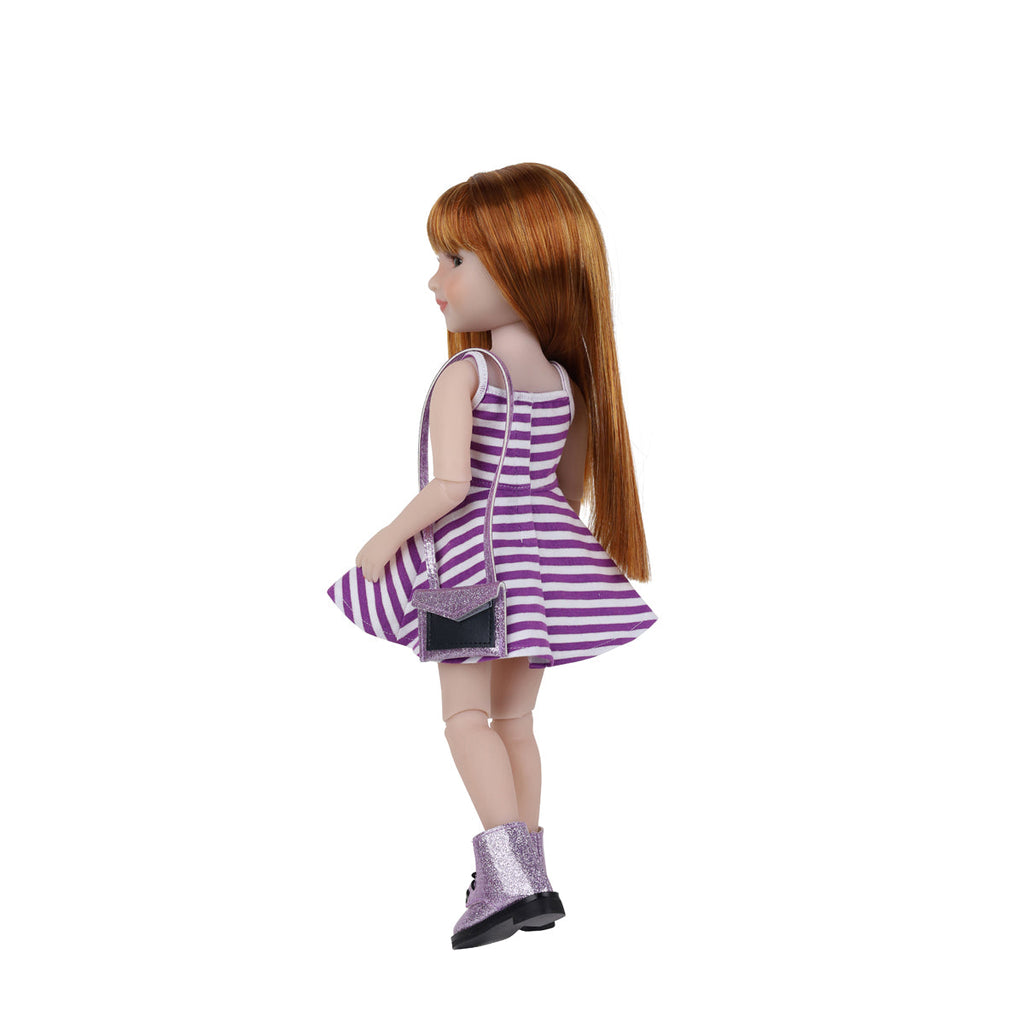  ultraviolet ruby red fashion friends outfit vinyl doll back 