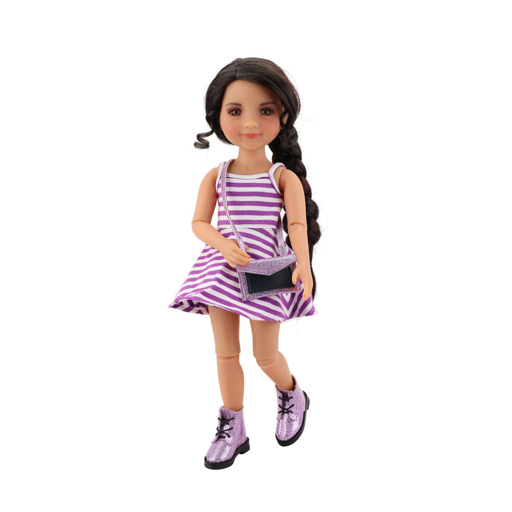  ultraviolet ruby red fashion friends outfit vinyl doll front 