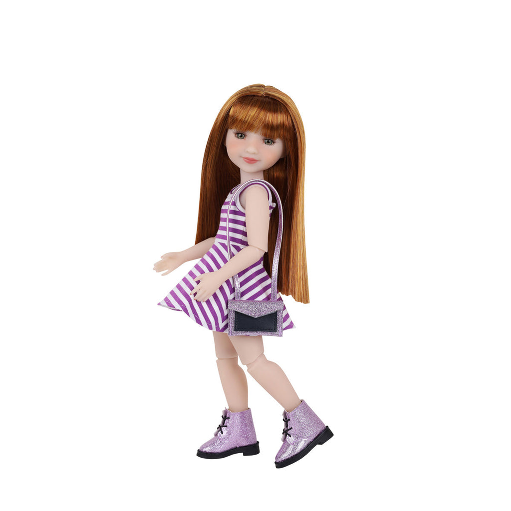  ultraviolet ruby red fashion friends outfit vinyl doll side 